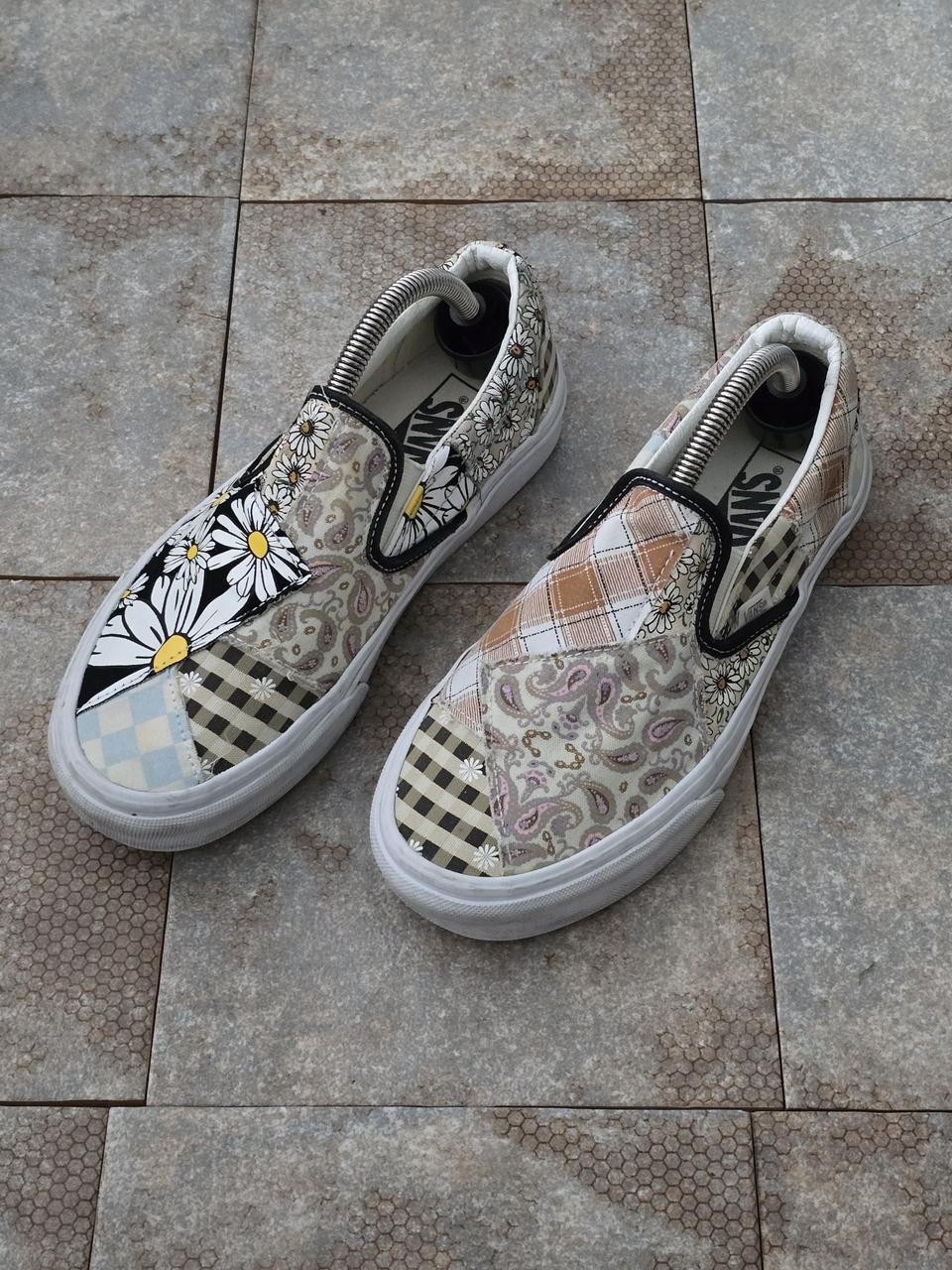 (245)반스 메도우 패치워크 슬립온 스니커즈