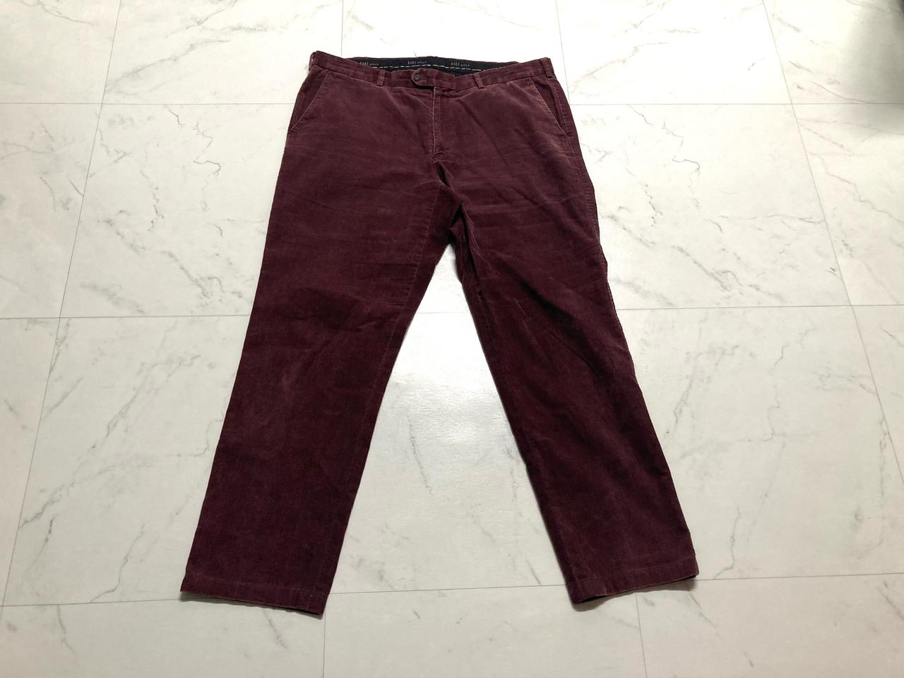 (거의 새곳)닥스 골프 버건디 코듀로이 팬츠 36-38
