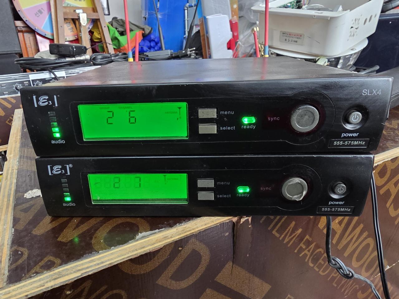 무선마이크 500메가  두세트