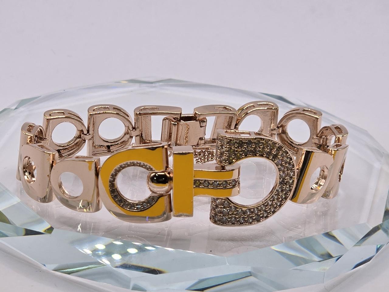 큐빅셋팅 수공예 팔찌