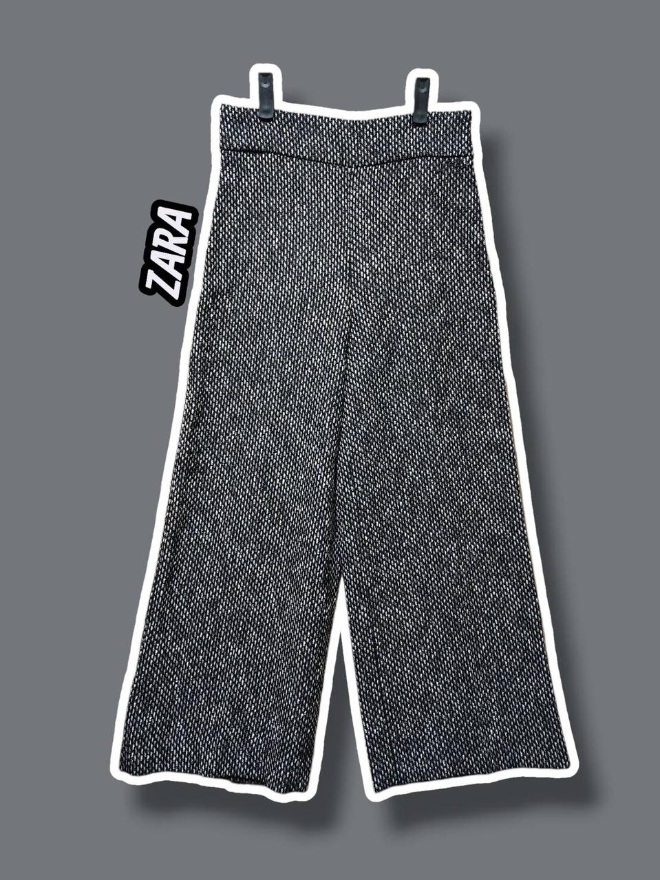 S/ 자라 트위드 와이드 팬츠 /0204