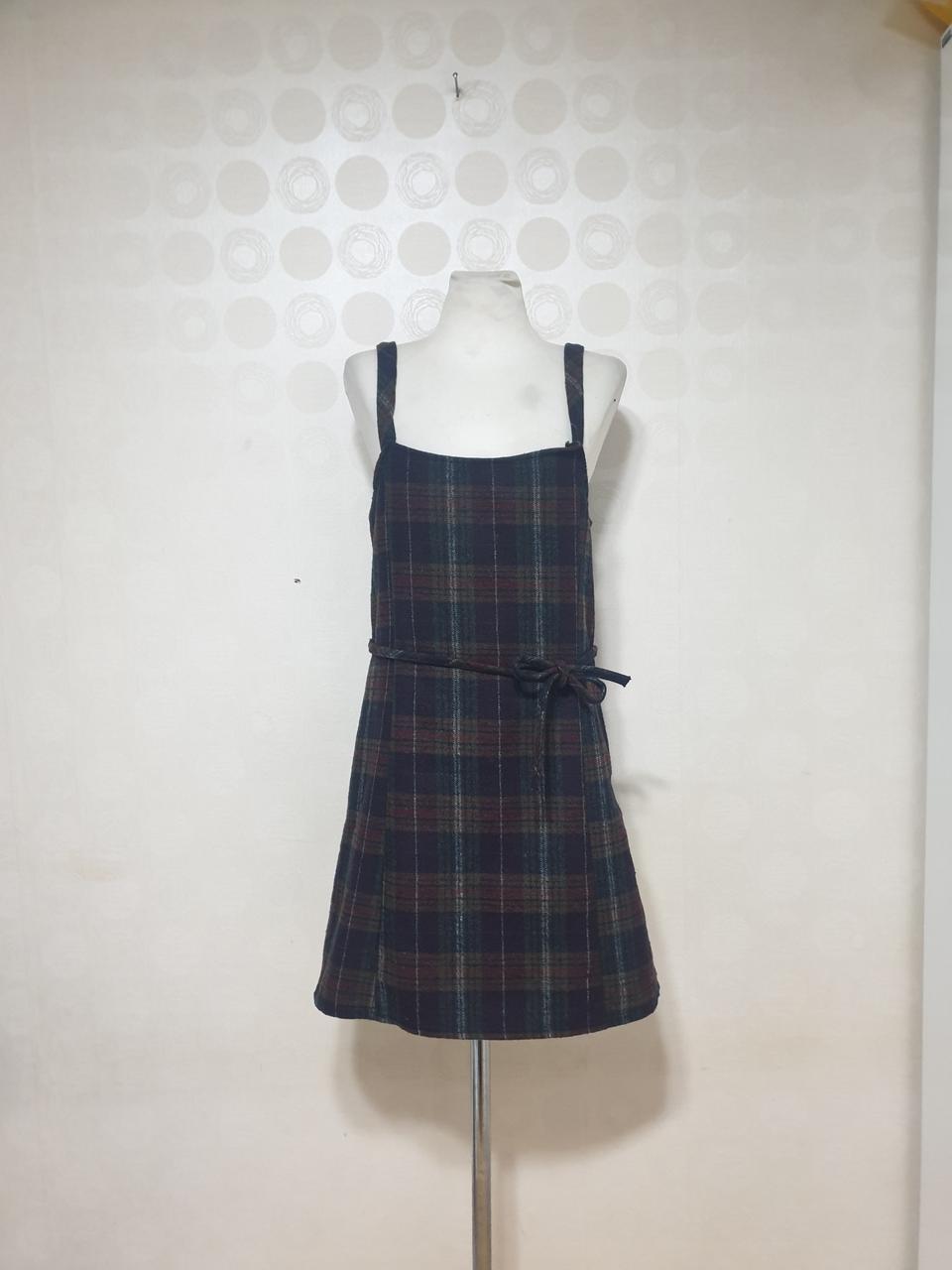 모직원피스55/체크멜빵치마55/체크원피스55/점프수트55/멜빵치마55