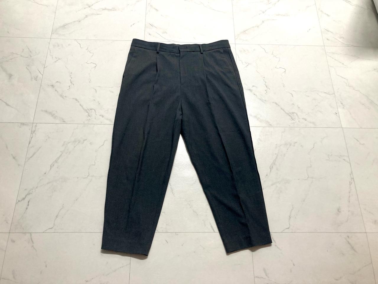 (거의 새것)에잇세컨즈 원턱 10부 기모 슬랙스 34-36