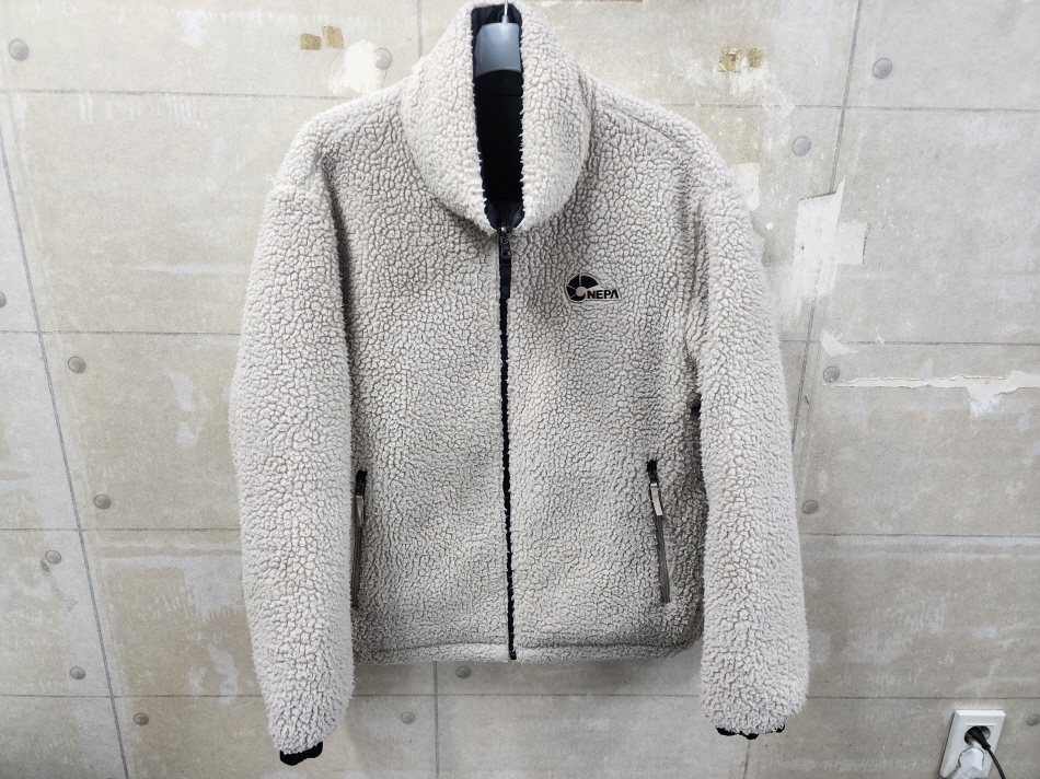 네파 정품 남성 리버시블 구스 플리스 점퍼/100/상태우수