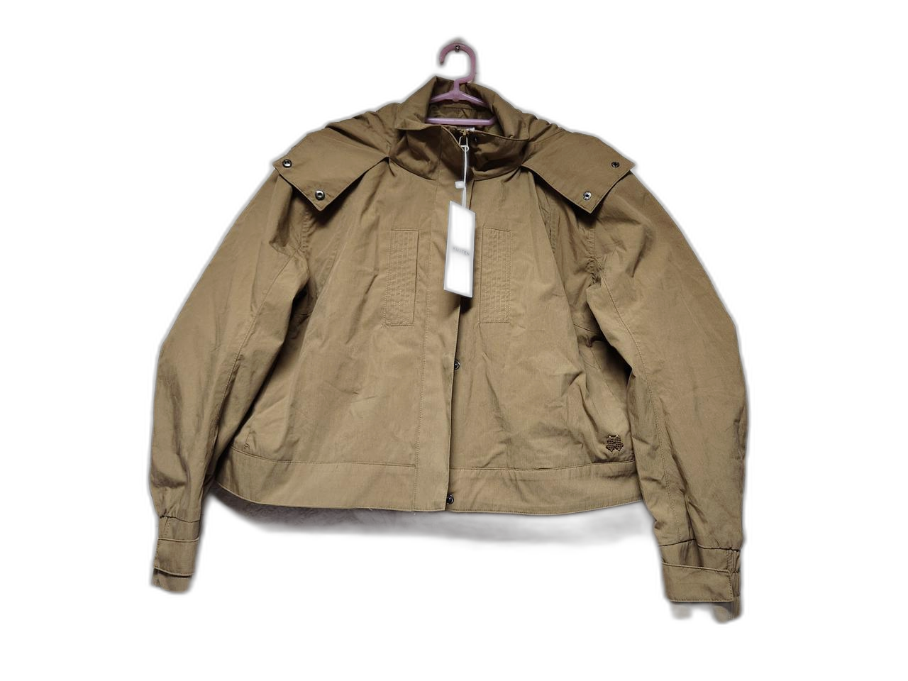 쿠즈탱 후드 박시아우터