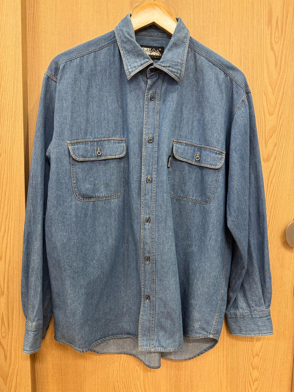FIRSTDOWN 데님셔츠L