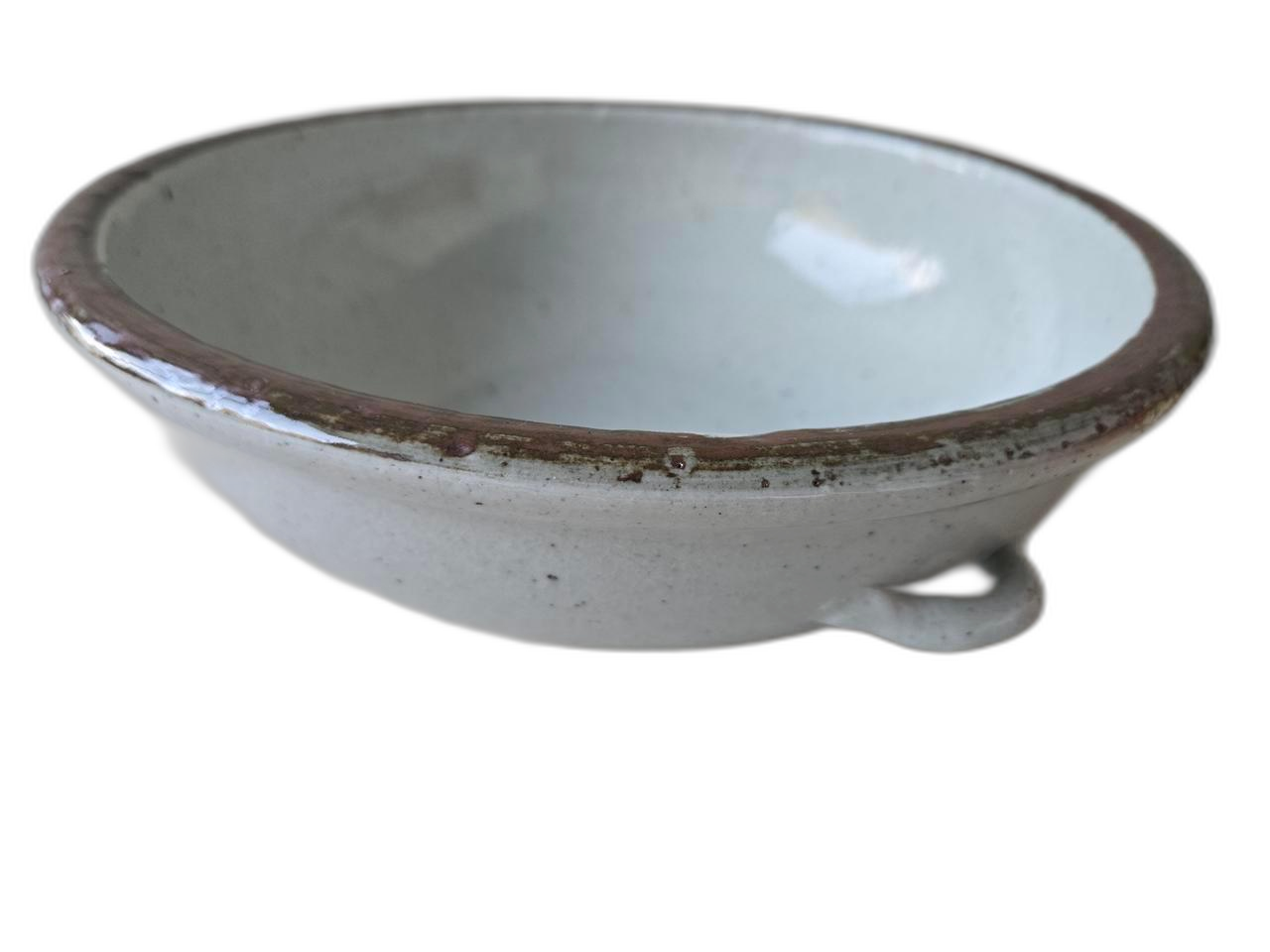 12536. 양 손잡이 도자기 그릇