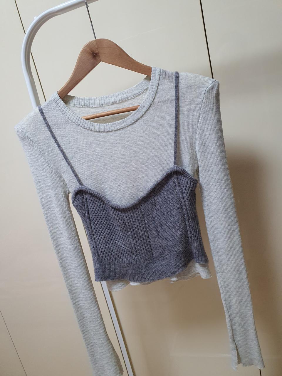 뷔스티에 니트티