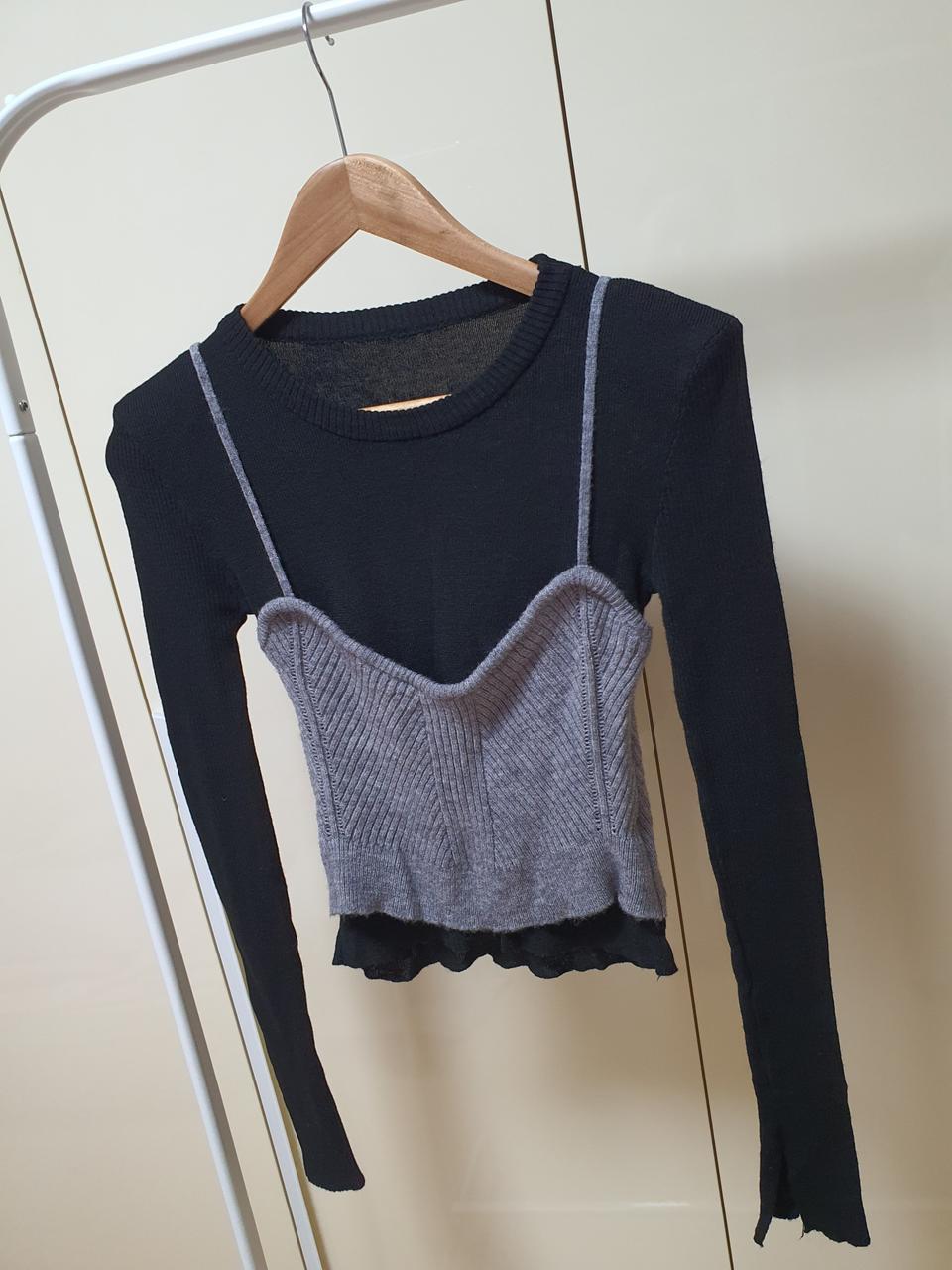 뷔스티에 니트티