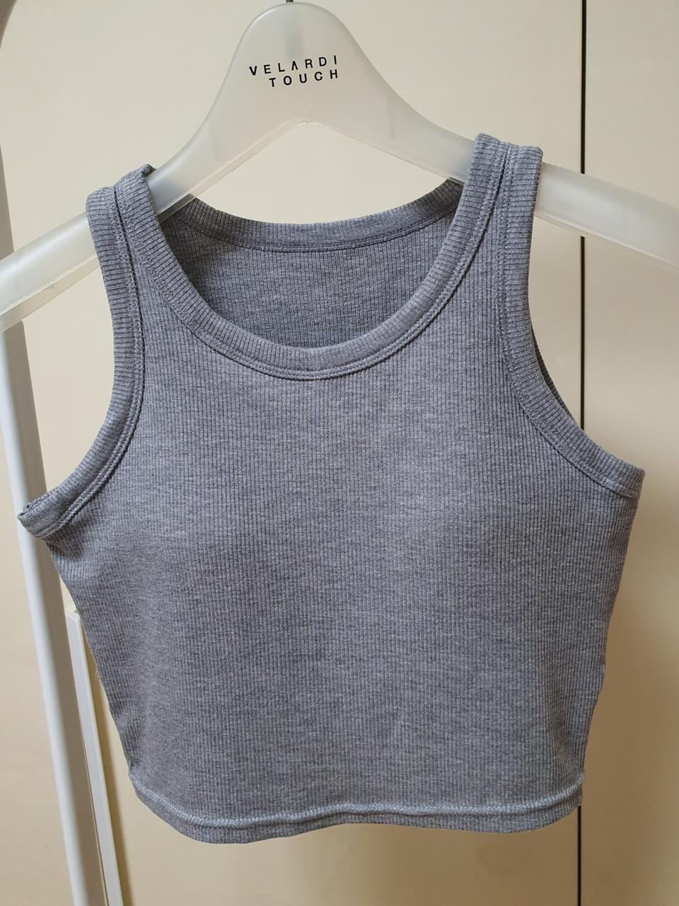 캡내장 나시 크롭(새상품)