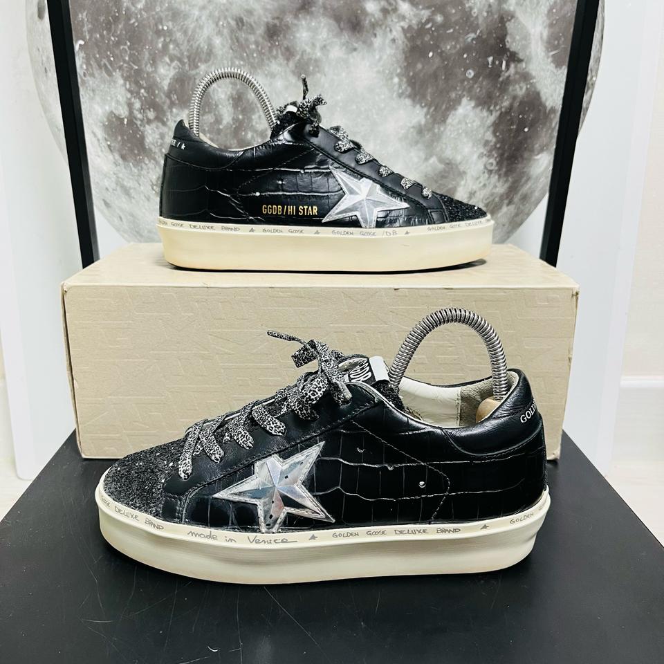 정품 35) 골든구스 하이스타 크로커 글리터 스니커즈 225~230