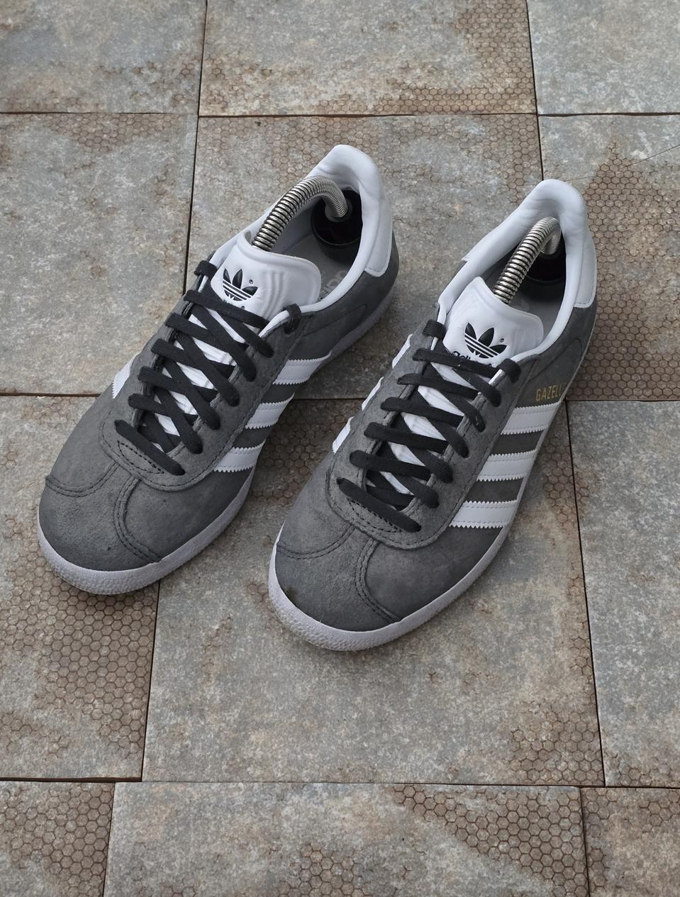 (225)아디다스 가젤 솔리드 그레이 스니커즈 운동화
