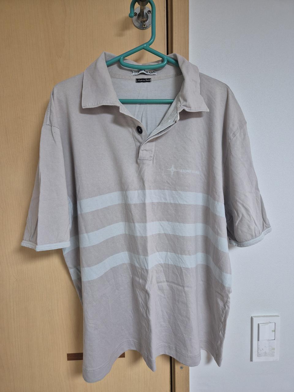 정품)스톤아일랜드 반팔티셔츠XL 105판매