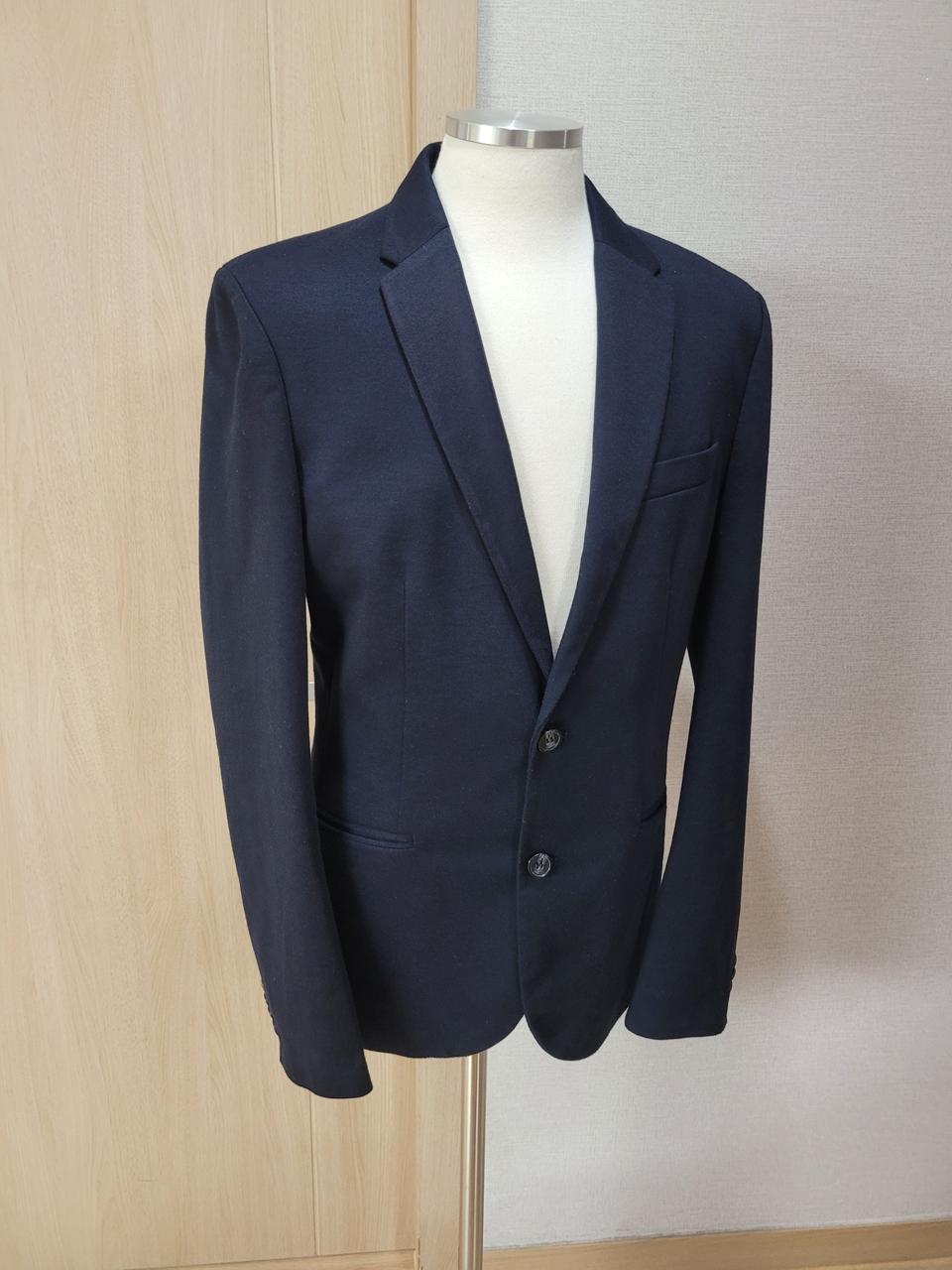 자라맨 ZARAMAN 남자 투버튼 블레이저 100 네이비