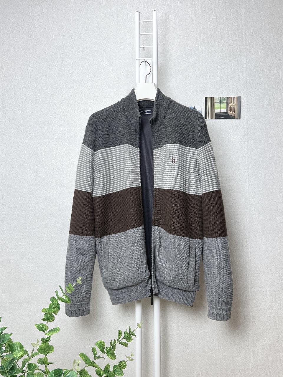 헤지스 방풍 니트집업 105