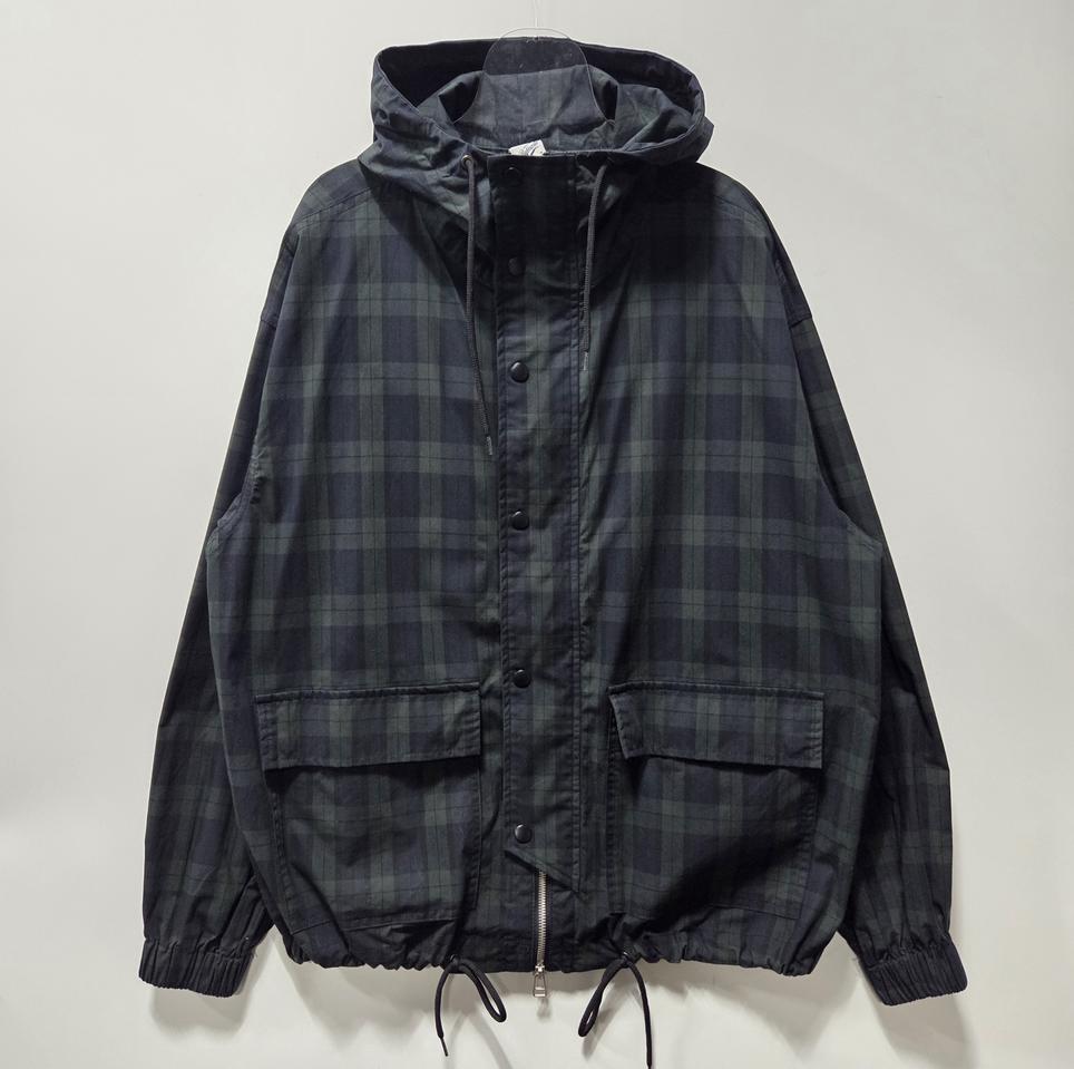 파르티멘토 체크 코드 후드 집업 자켓 M 26020502
