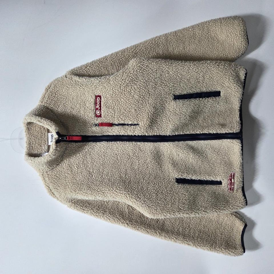 지프 베이지 뽀글이 플리스 자켓 XL 26020503