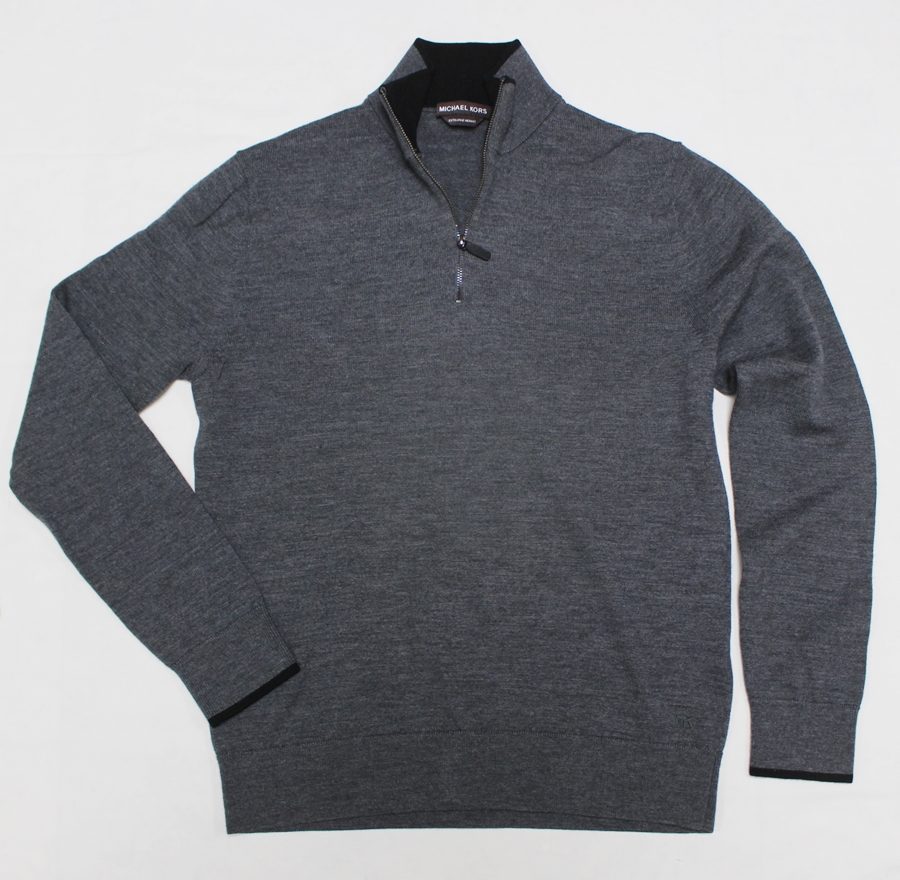 마이클코어스 남성 M 100 반집업 순모 니트 적은사용/E04