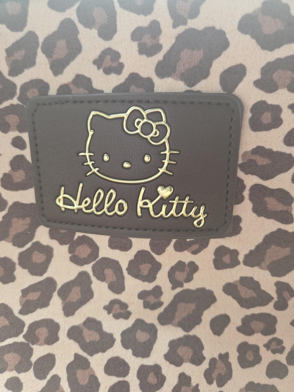 헬로키티 레오파드 패턴 골드 로고 가방,호피 가방,숄더백,크로스백