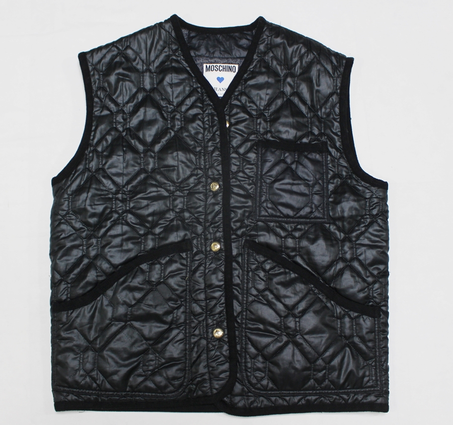 모스키노 여성 넉넉 95  퀼팅 울안감 조끼/J01