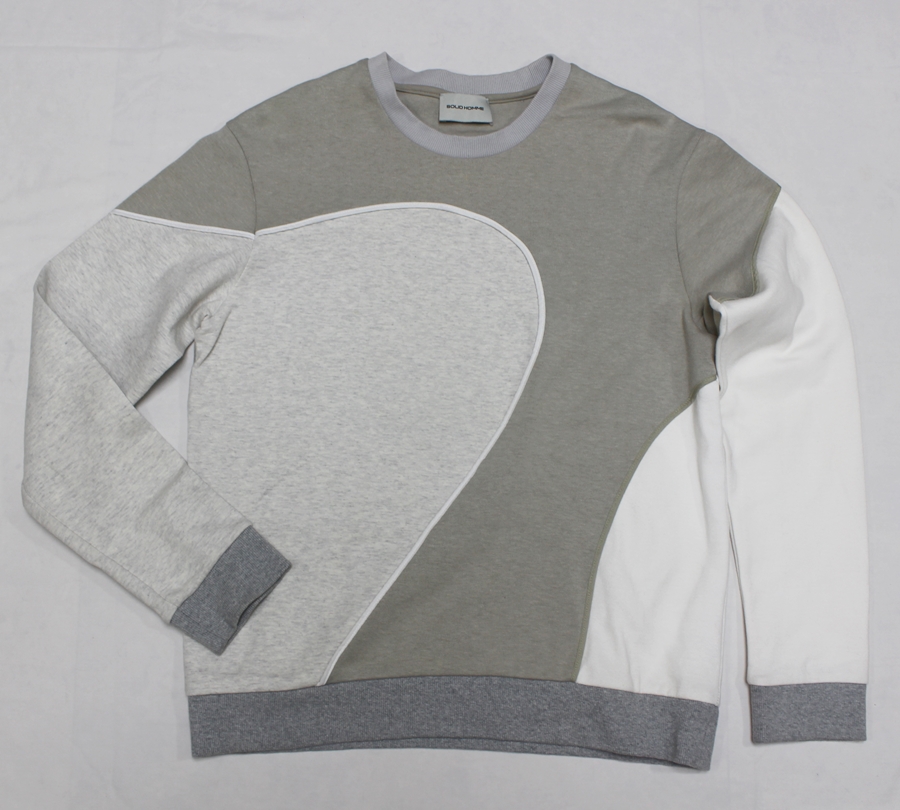 솔리드옴므 남성 100 맨투맨 티셔츠 깨끗 좋음/E04