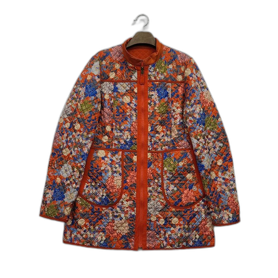 144/오일릴리/42/리버시블 플라워집업 자켓/구제나라앨리스