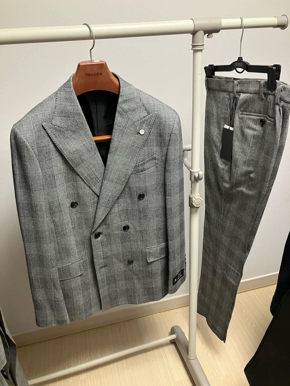 지이크 이태리 수입 원단 더블정장