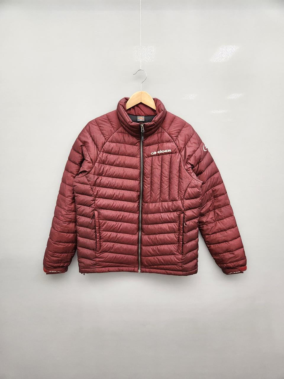 아이더 경량 패딩 점퍼 버건디