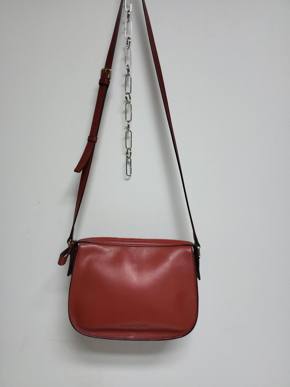 몽삭 가죽 미니크로스백 22 18