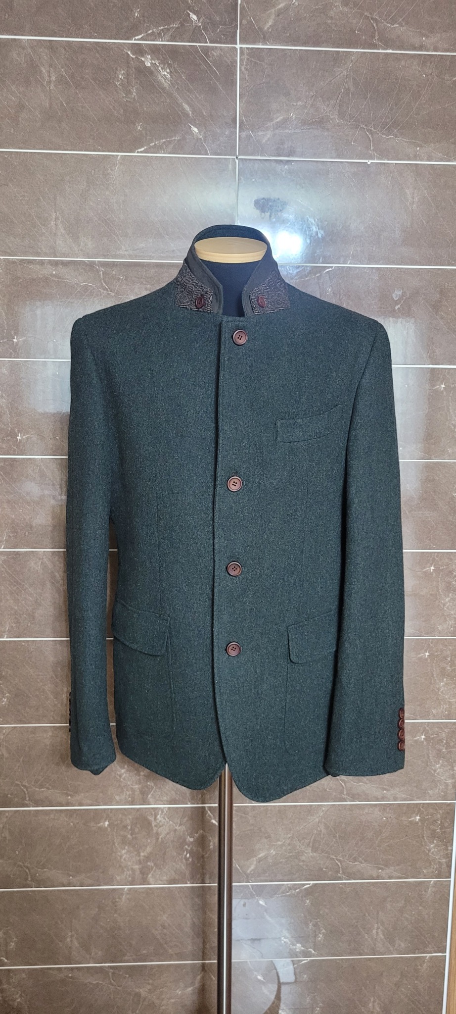 (남성100사이즈) 누오보비트 헨리넥 자켓