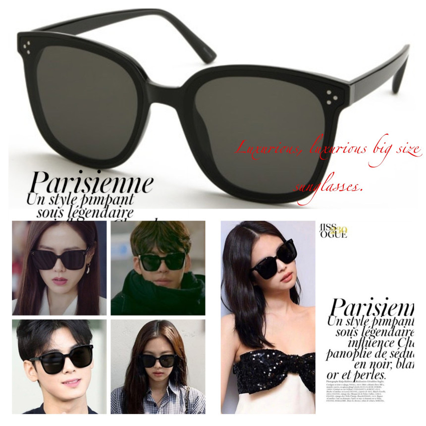 수입 빅싸이즈 남여 공용 사각 선글라스