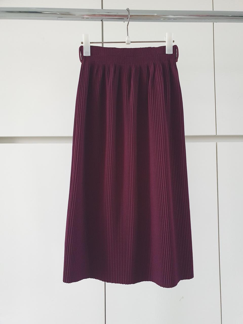 (새상품)봄, 가을 밴딩 주름 스커트 44~77