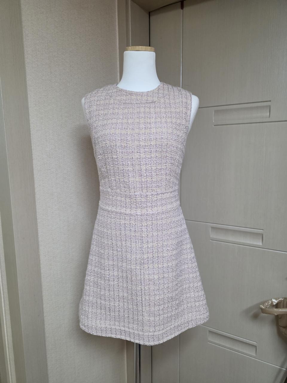 럭키슈에뜨 트위드 원피스