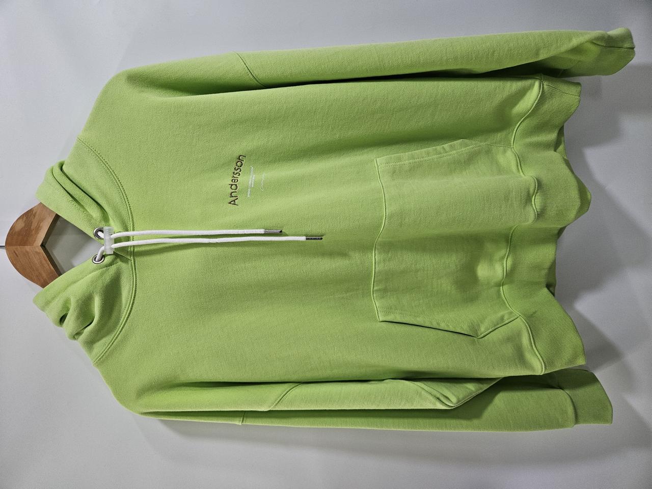 앤더슨벨 후드티 라임 L사이즈