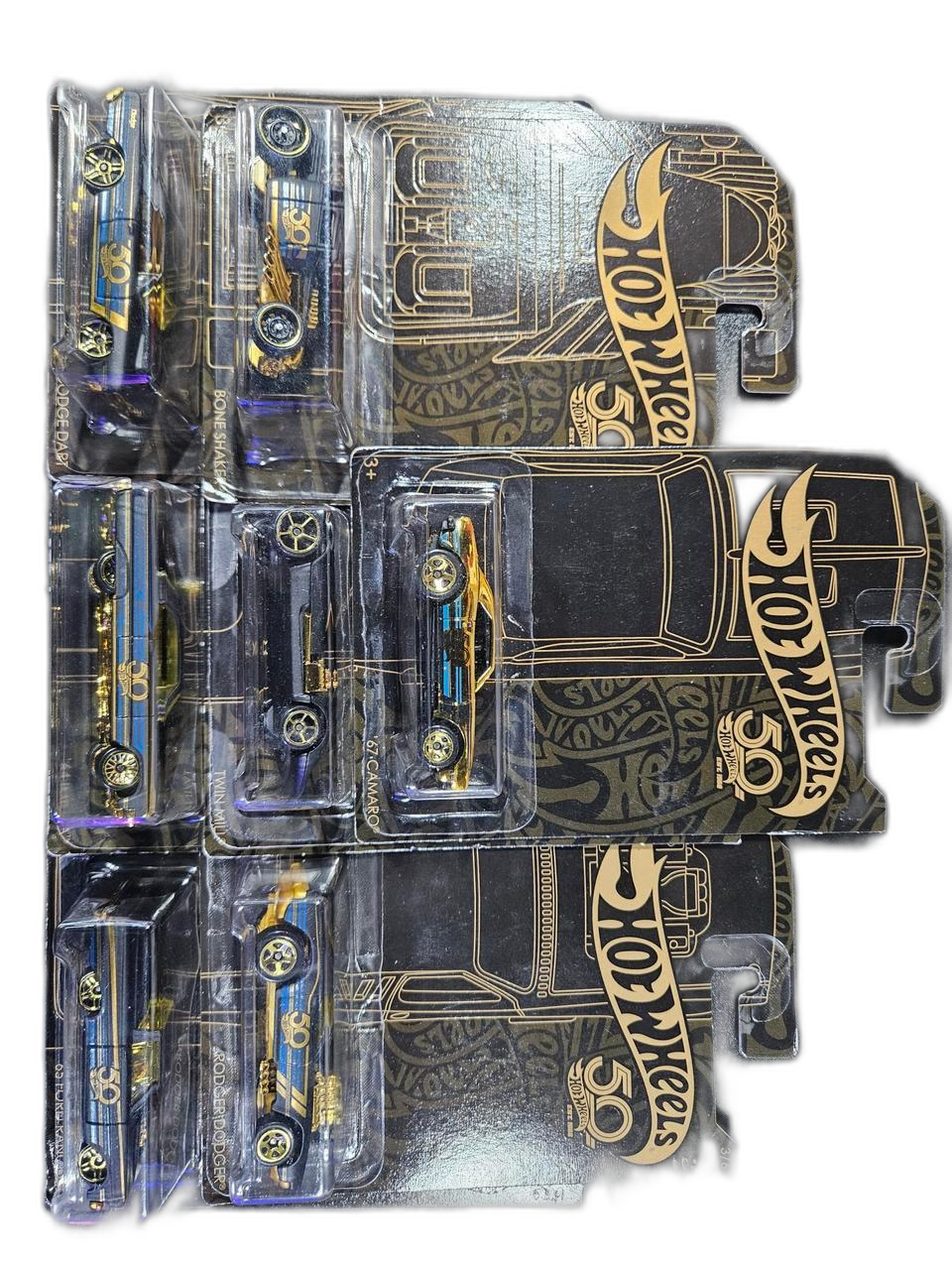 핫휠 50주년 블랙&골드 체이스카 포함풀셋