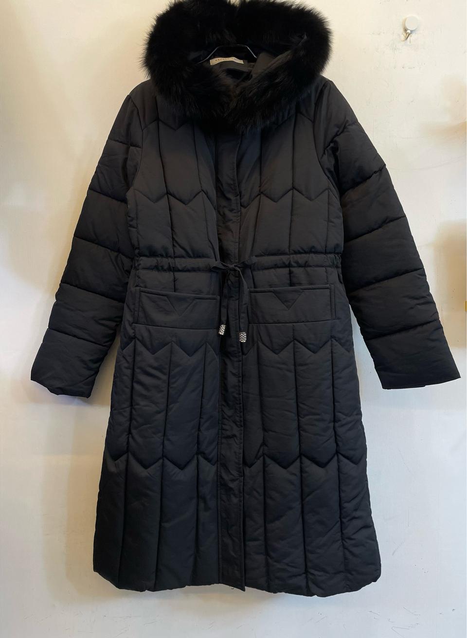 수입 허리스트링 폭스퍼 퀼팅롱패딩:) 여성롱패딩