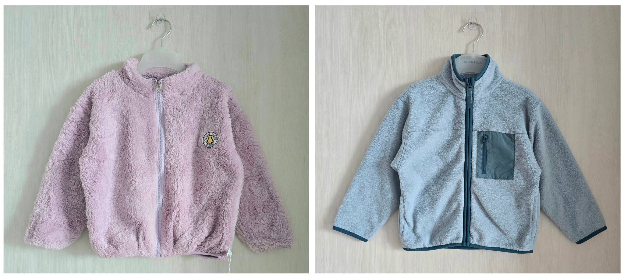 여아 후리스 점퍼 플리스 집업자켓 110-120사이즈 2종 일괄