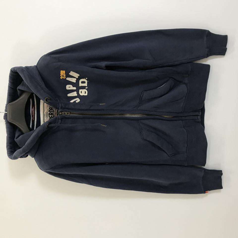 수퍼드라이 SUPERDRY 재팬 체인스티치 후드집업 [S]