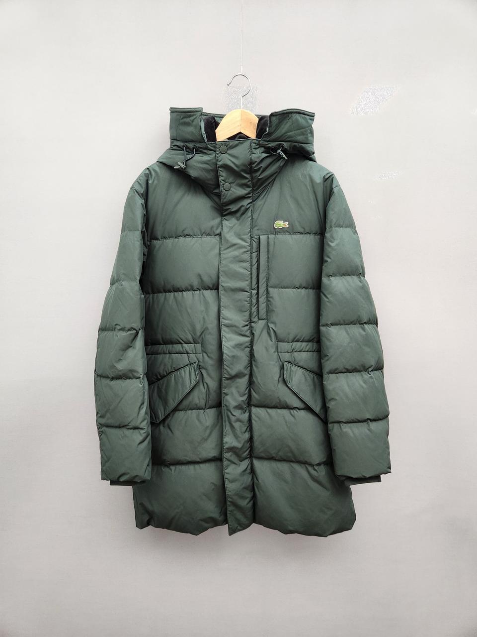 Lacoste 라코스테 후드 다운 패딩 그린