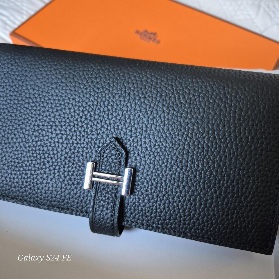 에르메스  가죽 장지갑