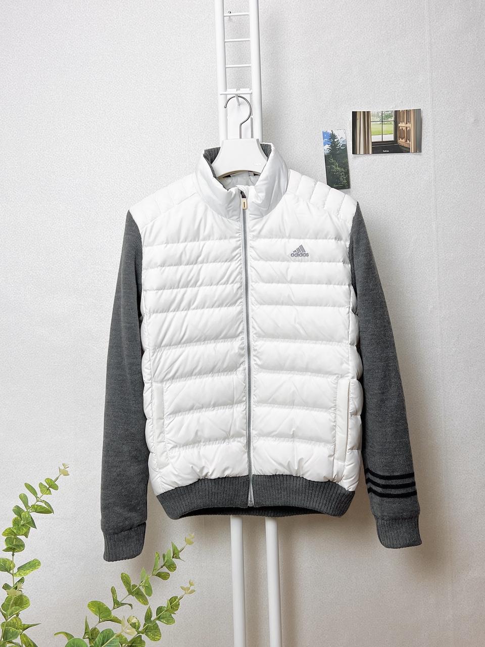 아디다스골프 남성 니트 패딩 100