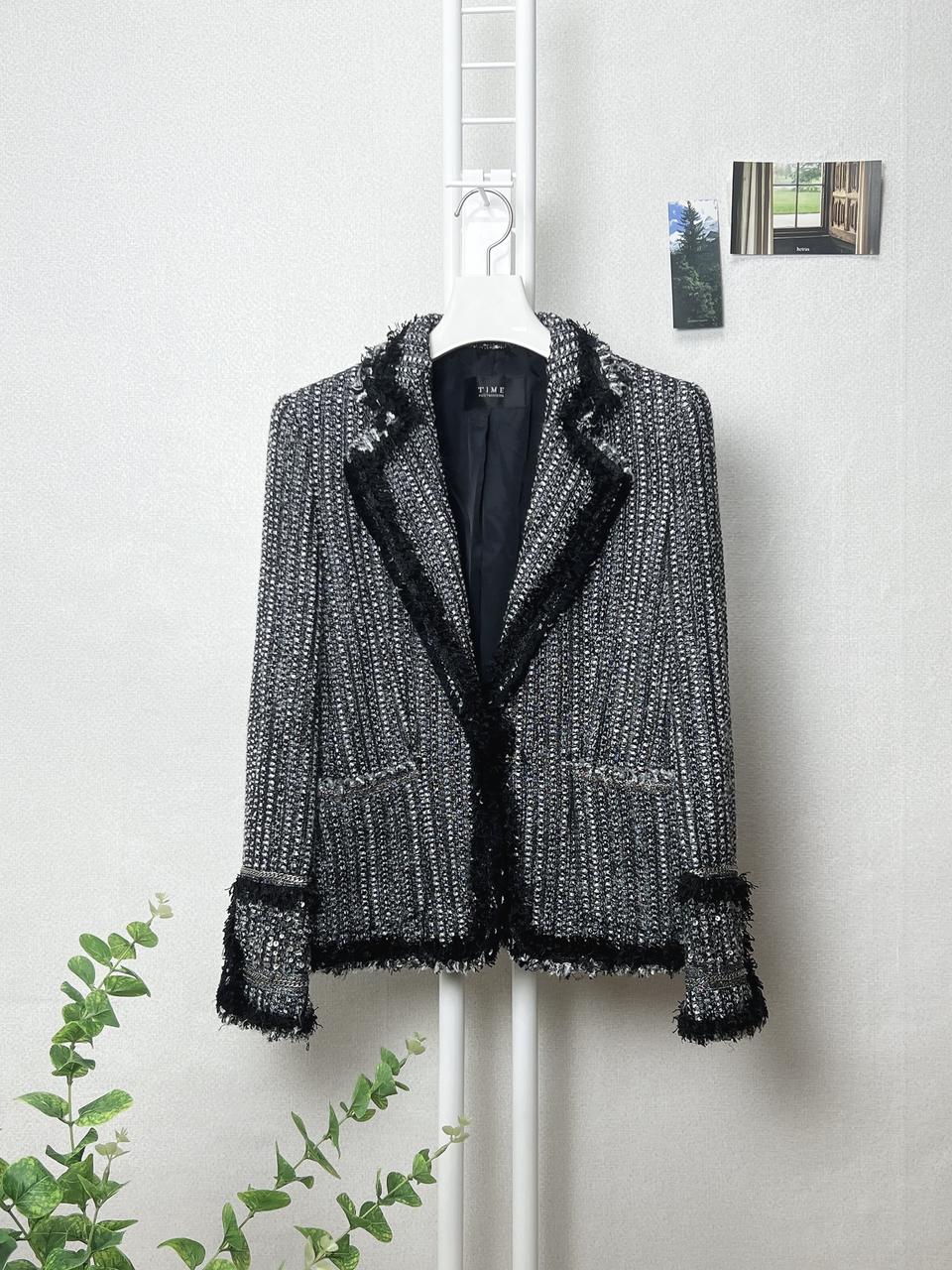 타임 트위드 자켓