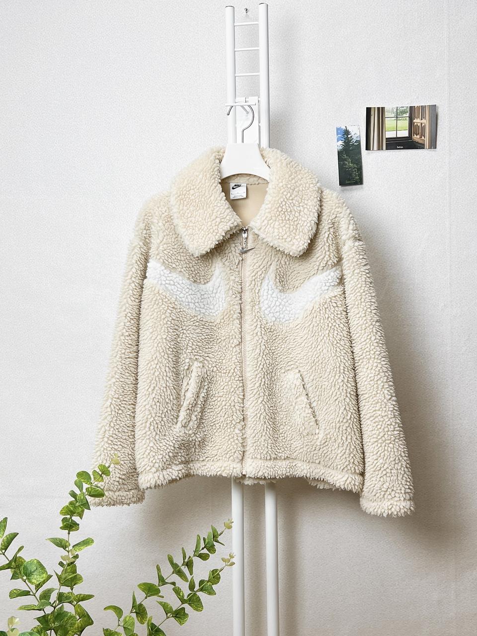 나이키 여성 스우시 쉐르파 플리스 뽀글이