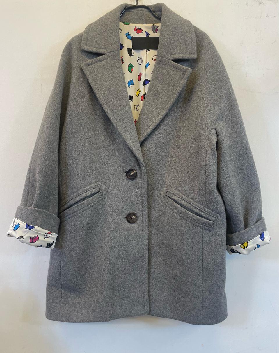 럭키슈에뜨 울코트:) 럭키슈에뜨38 모직코트 여성울코트반코트하프코트하객룩