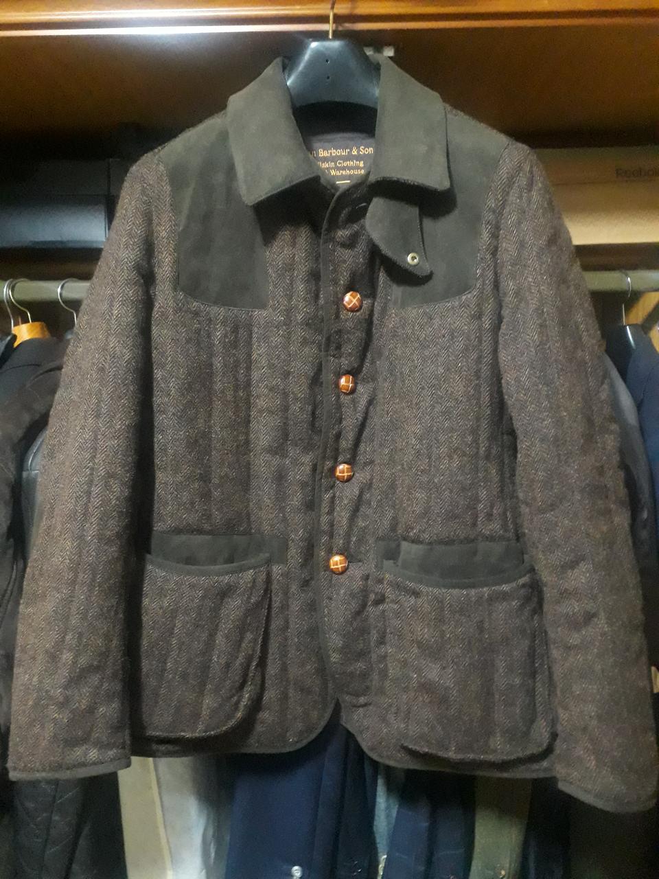 [판매] Barbour x Tokito 바버 토키토 울 트위드 헌팅 자켓