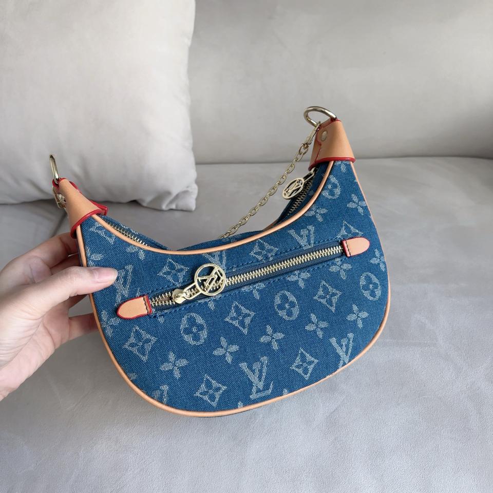 루이비통 데님 호보백