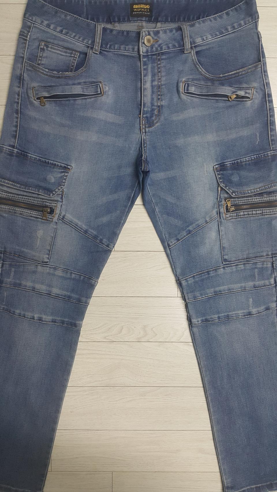 AMERIGO 카고청바지(사방스판) 34인치(No.22)드라이완료!