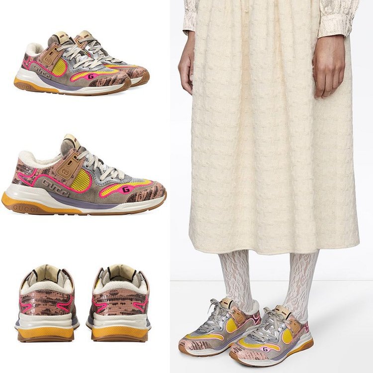 구찌 정품 울트라 페이스 스니커즈 36 풀박스