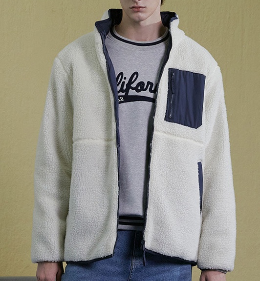 테이트 리버시블점퍼100 남성 겨울점퍼 플리스 패딩 퀄팅 자켓 새상품