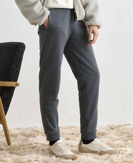 남성기모팬츠34 조거바지 그레이 겨울트레이닝복 빅사이즈 새상품
